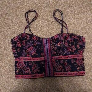 Patterned crop top